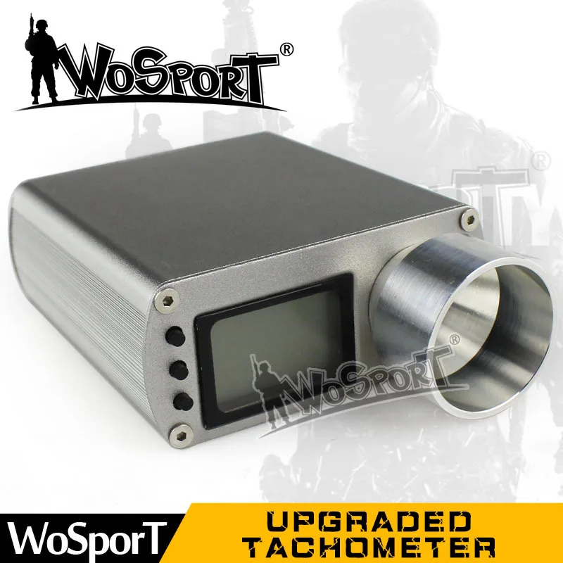 

Wosport Multifunction Speedometer silver outdoor Enhanced Digital Taqumeter Speed Measuring Instrument For Bb Ball