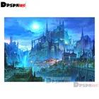 Dpsproue полный квадратныйкруглый набор для алмазной вышивки крестиком замок Алмазная 3D вышивка DIY 5D Moasic подарок DP202