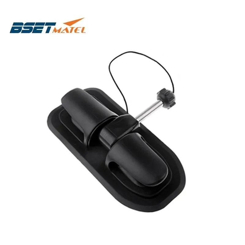 Черный ПВХ овар замок патч якорь держатель Замена для гребной надувной лодки