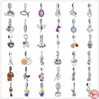 Новые Подвески-шармы из стерлингового серебра 925 пробы в виде стрекозы, колокольчиков, бусин, подходят для оригинальных браслетов Pandora, женские Украшения сделай сам
