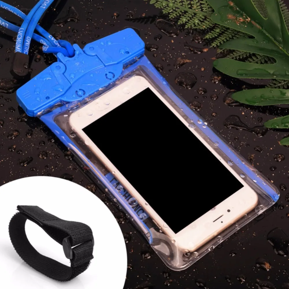

Outdoor Swimwear Mobile Phone Waterproof Bag Underwater Photo Sports Touch Screen Sealing Bag Drifting Swimming Accessories