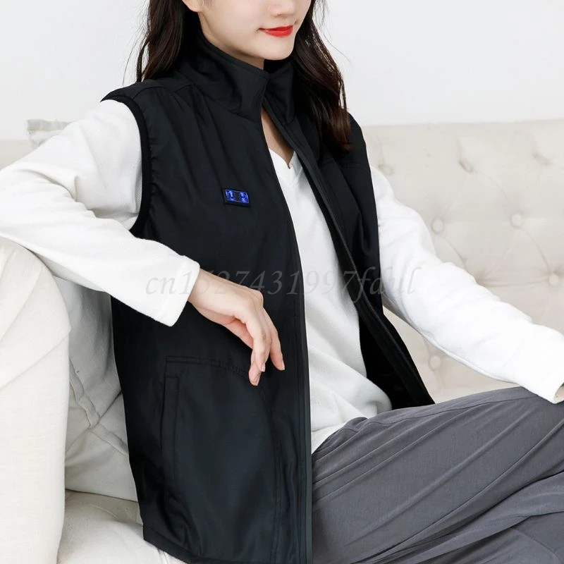 

Electric USB Winter Heated Warm Vest Thermal Jacket Clothing for Elderly Gift