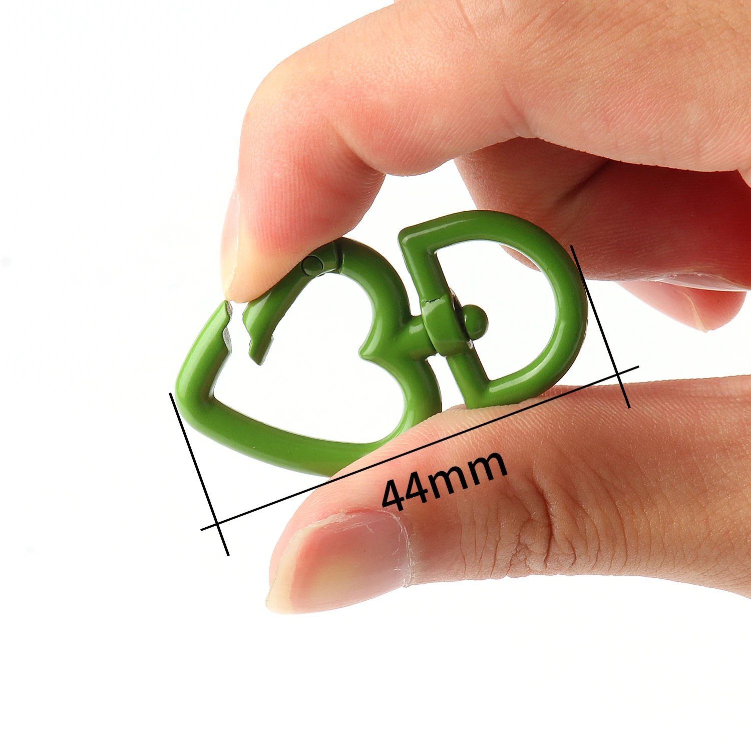 Застежка-карабин металлическая цветная для ключей сделай сам кольца-коннекторы