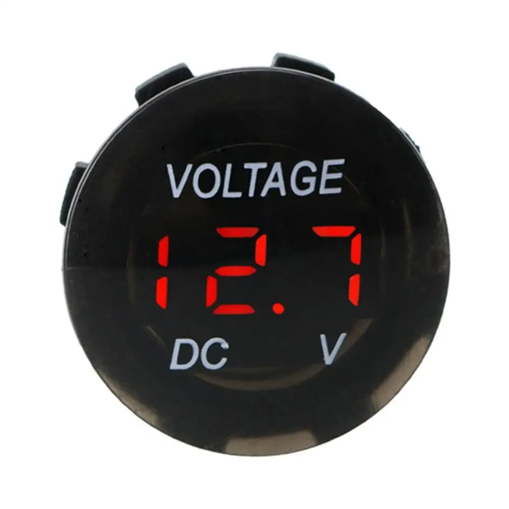 Автомобиль Мотоцикл DC 5V 48V светодиодный Панель цифровой Напряжение метр Батарея