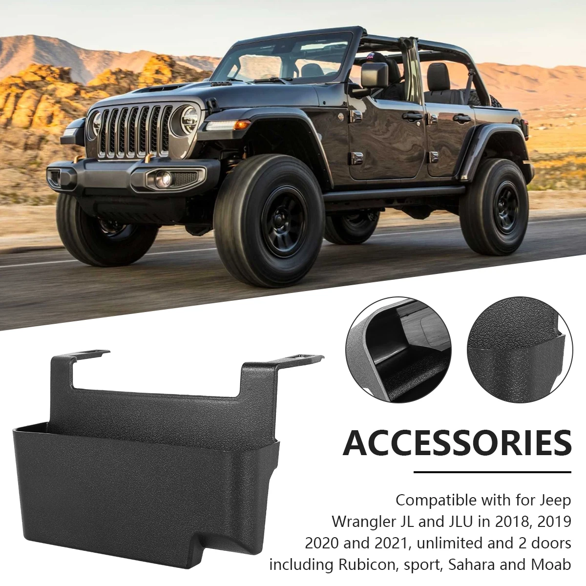 JEEP Gladiator JT Trucks 2020-2021 Armrest Organizer Tray Center Console Hanging Box for Wrangler JL and JLU 2018-2021 | Автомобили и