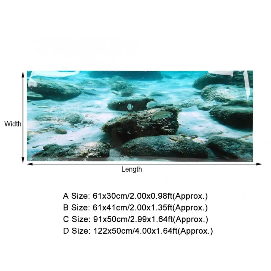 ПВХ глянцевый фон для аквариума плакат украшение настенные украшения ландшафта