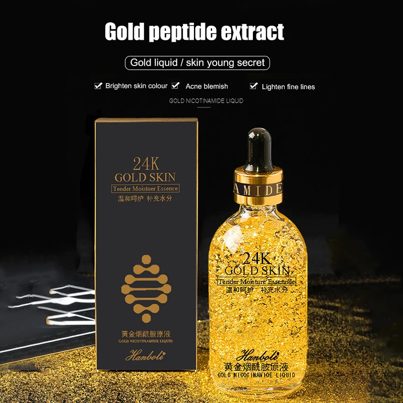 

24k Gold Essence Shrinking Pores Hydrating Niacinamide Original Fluid Face Serum