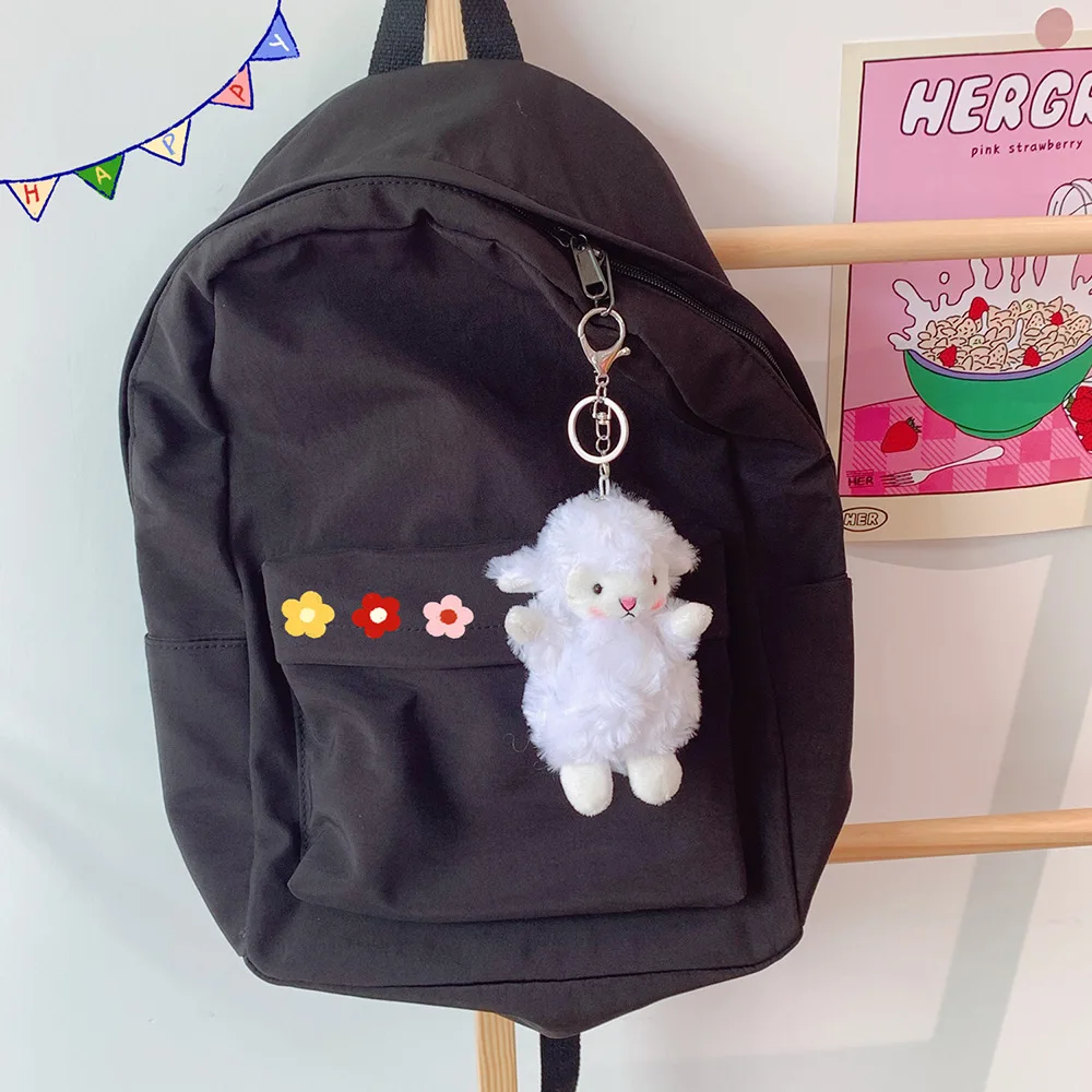 

2021 New Cute Girl Cute Pendant Plush Doll Key Chain Lamb Doll Doll Bag Pendant Soft Cute Accessories Key Chain Fashion Trend