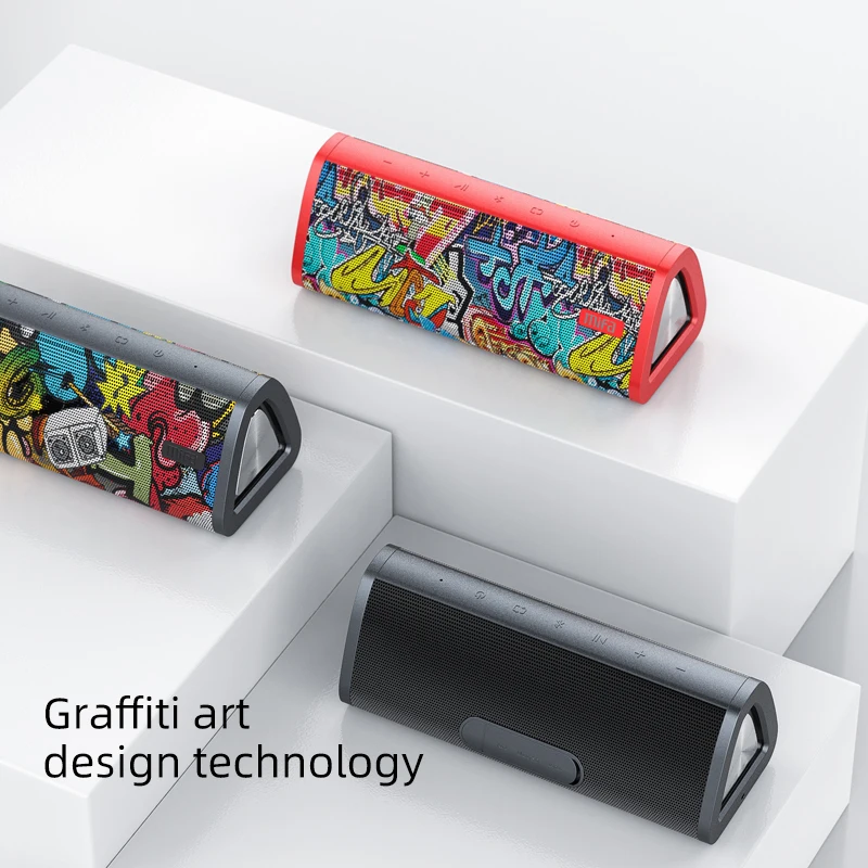 

bluetooth 5.0 speaker, portable wireless music player with built-in mic, TWS, IPX7 water resistance, 20W