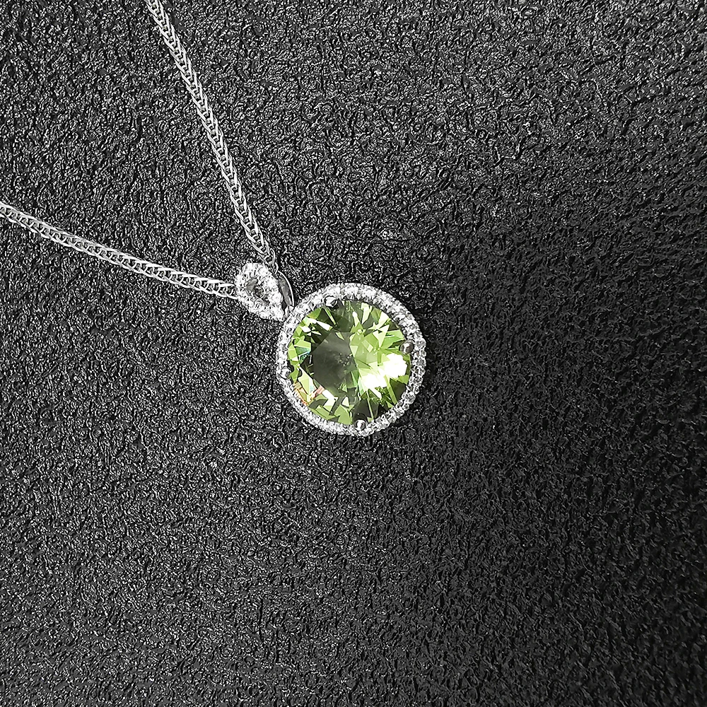 

Magnesium Diaspore Zultanite Gemstone Cubic Zirconia Pendant Jewelry For Women Pure 925 Sterling Silver Party Fashion Jewelry