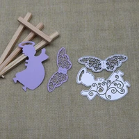 fat angel fairy metal cutting dies for diy scrapbooking album paper cards decorative crafts embossing die cuts