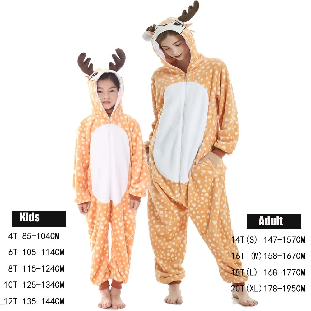 Комплекты одежды Kigurumi в семейном стиле одежда для маленьких девочек детские