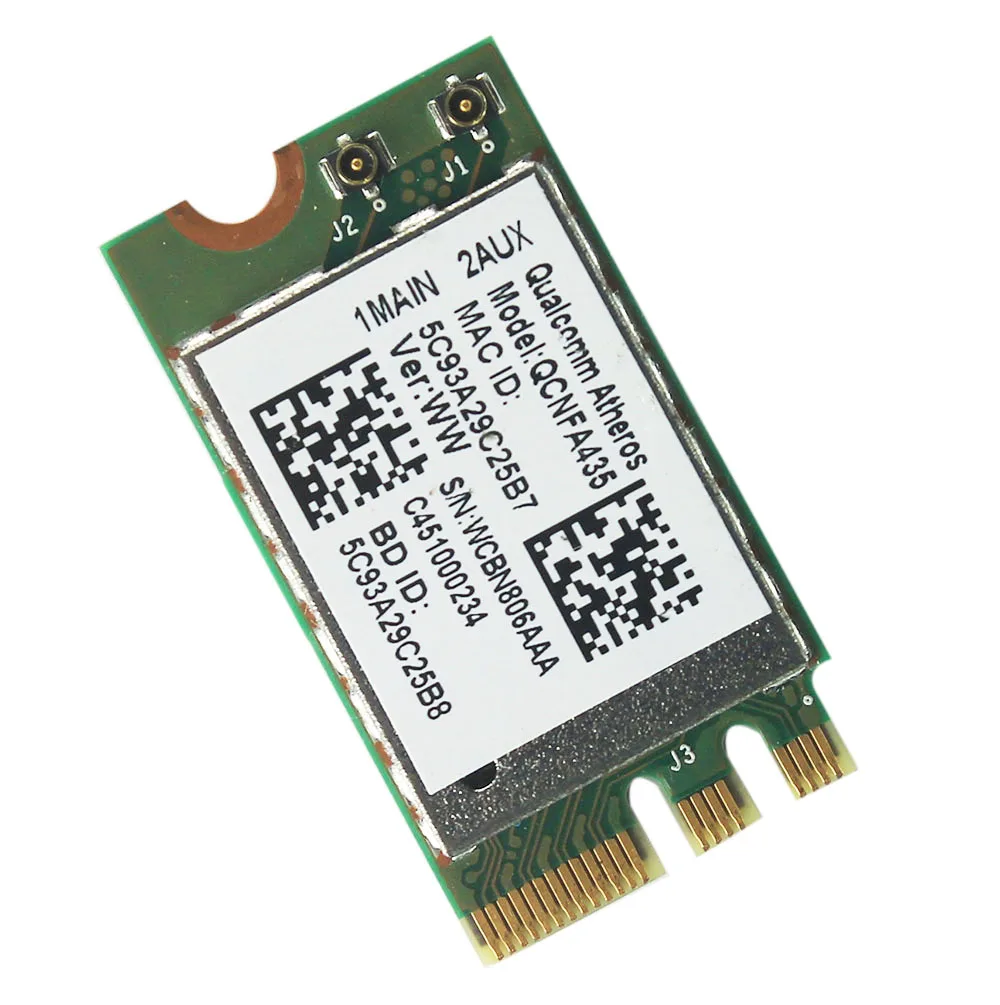 Беспроводной адаптер карты устройство док станция Qualcomm Atheros QCA9377 QCNFA435 802.11AC 2 4G/5G NGFF