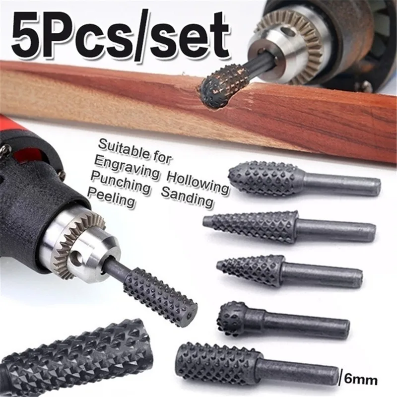 

5PCS/Set Rotating Thorn Head Polishing Accessories DIY Electric Grinding Head