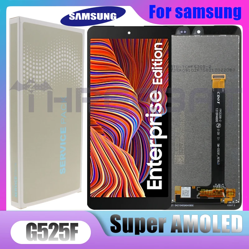 10 шт. оригинальный AMOLED 5 3 "ЖК-дисплей для SAMSUNG Galaxy G525 XCover SM-G525F ЖК-дисплей