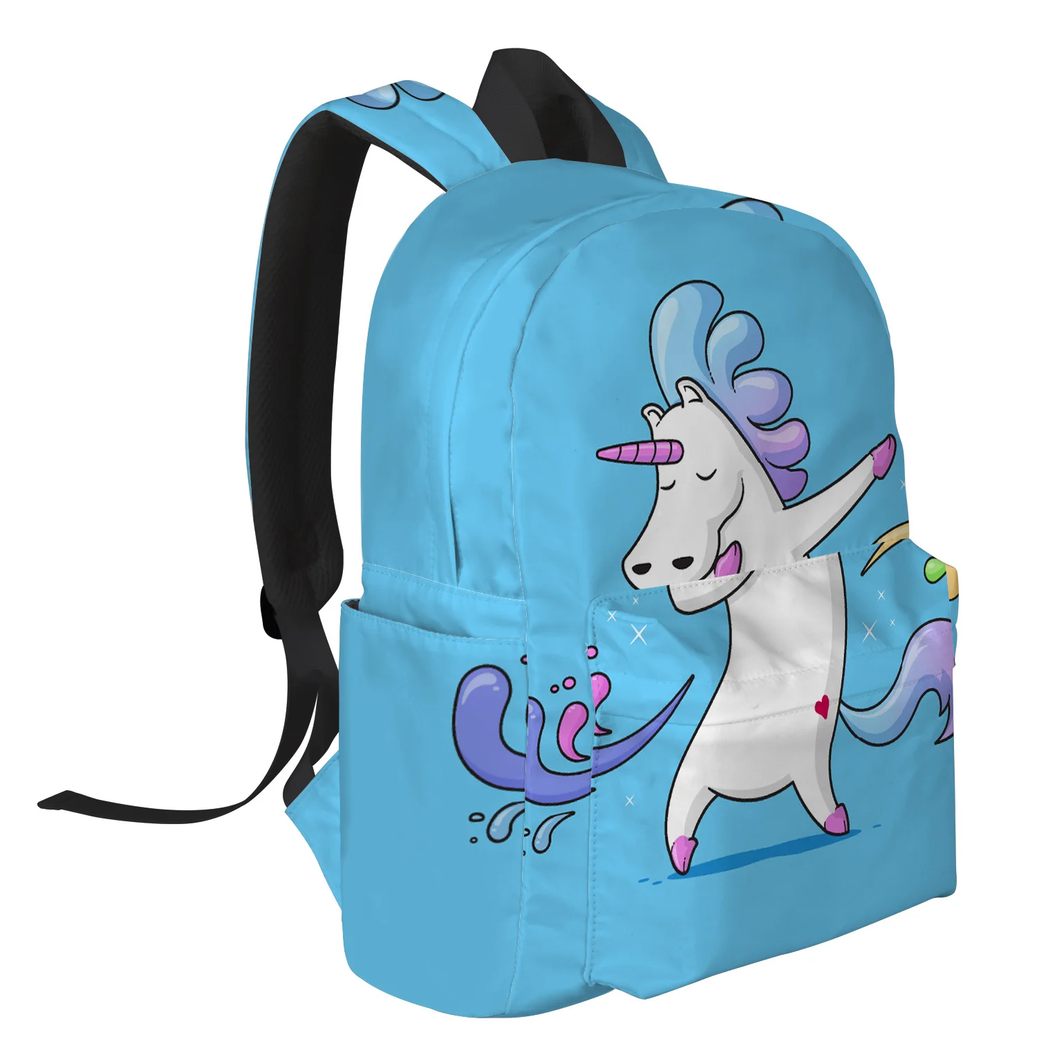 WHEREISART танцевальные рюкзаки с единорогом старшеклассник внутренний каркас