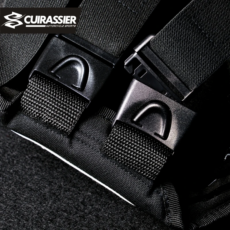 Cuirassier Motorcycle Knee Protection Black Motocross Knee Pads Summer Motorcycle Knee Pads Anti-fall Reflective Moto Protection enlarge