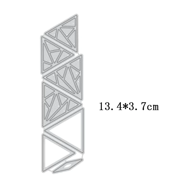 Треугольный фоновый набор металлический трафарет для скрапбукинга фотоальбома