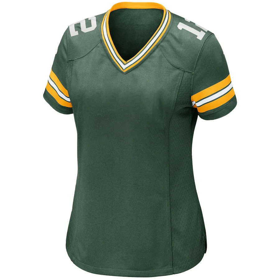 

Women's 2021 America Football Jersey Green Bay Davante Adams Aaron Rodgers Brett Favre Aaron Jones Jace Sternberger Jerseys