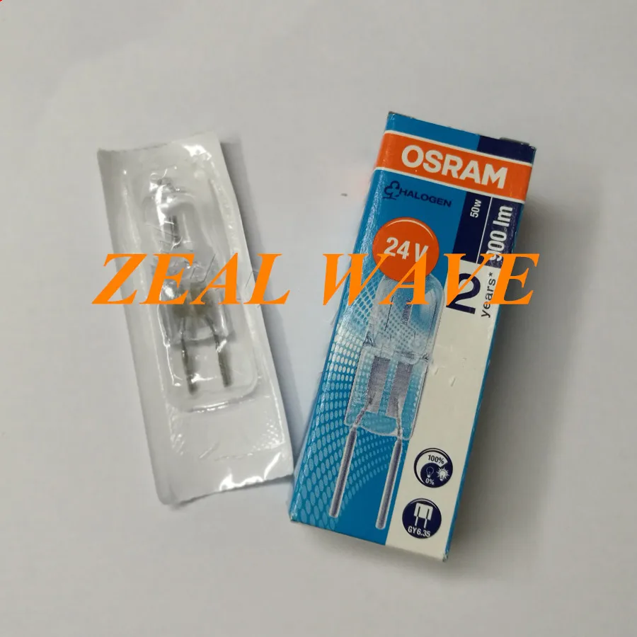 Osram 64445 Lâmpada sem Sombra Lâmpada 24v50w Gy6.35 Filamento Vertical Lâmpada Halógena Placas de som