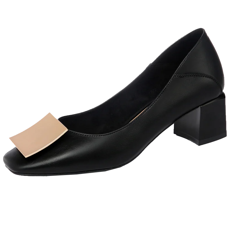 MOOLECOLE/модные женские туфли лодочки женская обувь на толстом каблуке в стиле ретро