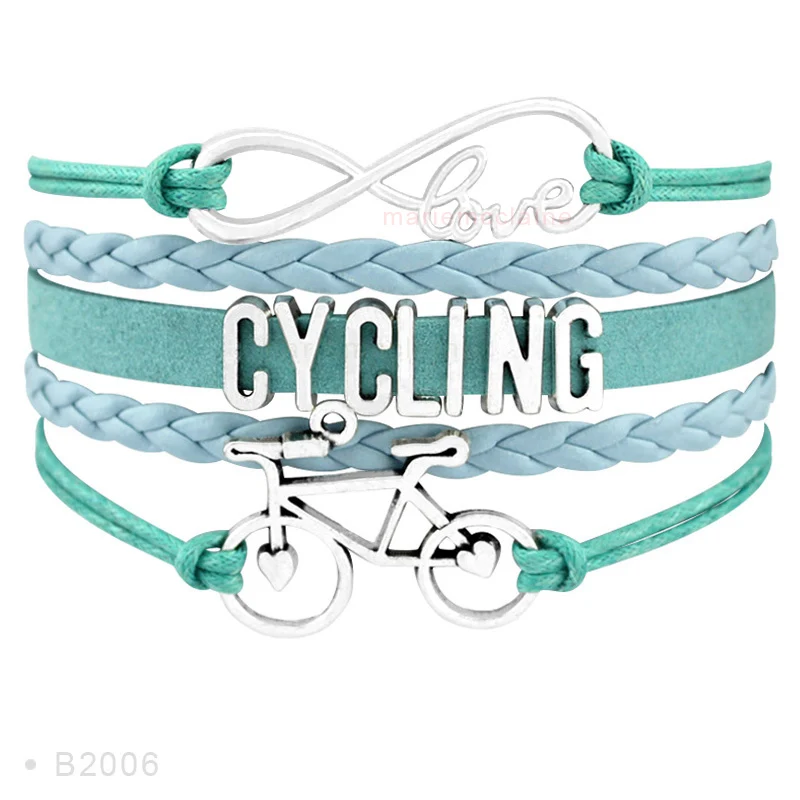 Браслеты Женские байкерские с флагом в клетку для езды на велосипеде автомобиле