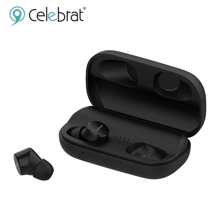 Беспроводные наушники Celebrat W2 2000 мАч Bluetooth 5 0 IPX5 водонепроницаемые TWS сенсорное
