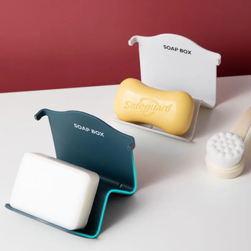 Держатель дренаж для мыла настенная двухслойная стойка хранения органайзер душа