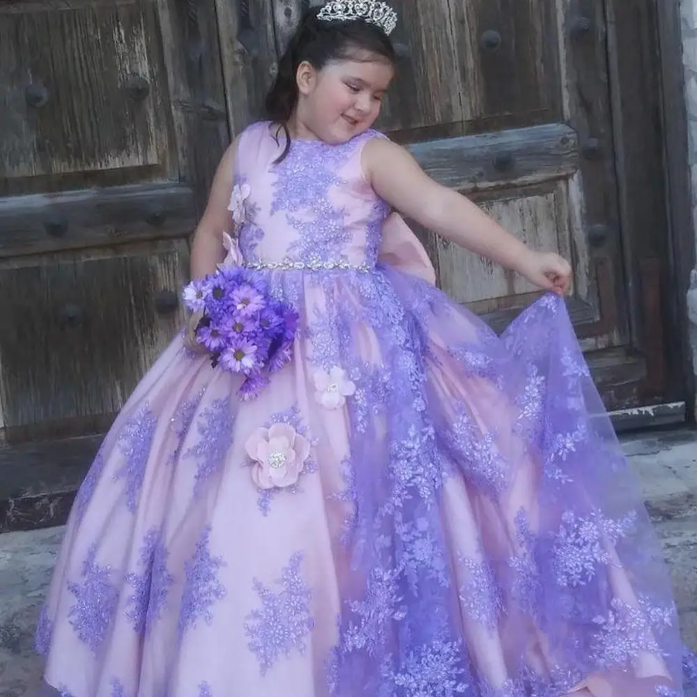 

Compare with similar Items Princess Lace Crystals Flower Girl Dresses A Line Sweep Train Custom Made Girls Pageant Gowns