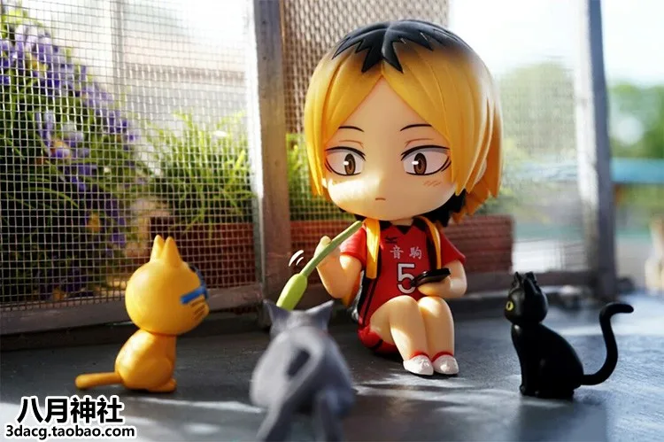 Экшн фигурки Аниме Haikyuu игрушки ГСК 605 # Kozume Kenma Q Version глиняная кукла некома