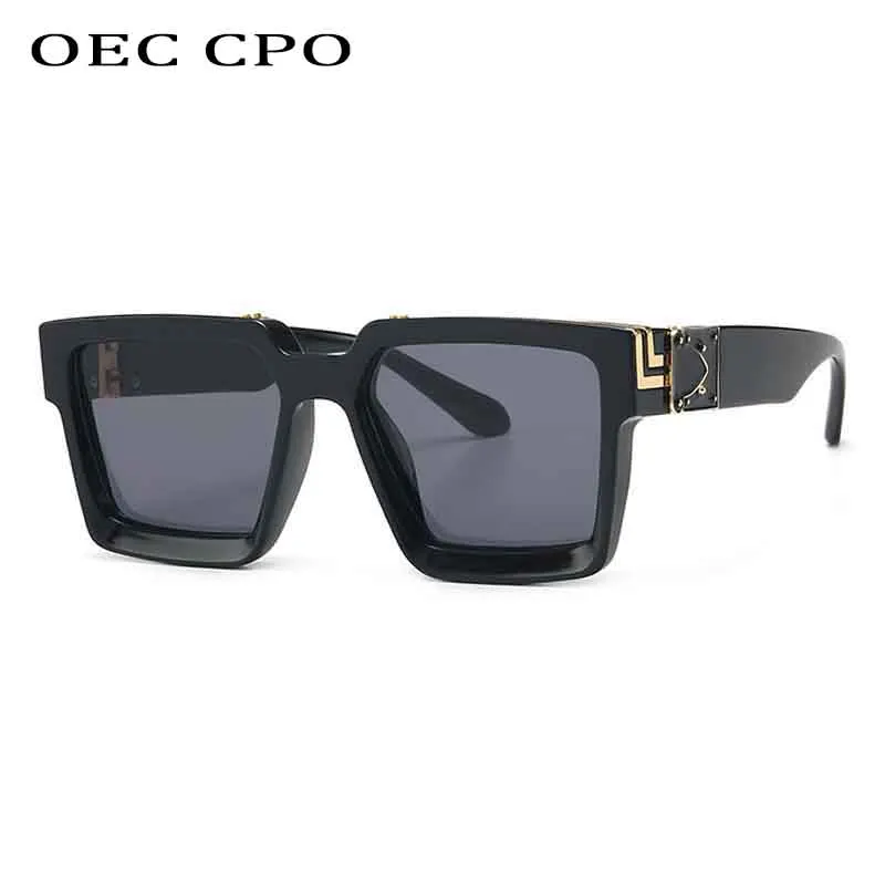 Бэк CPO ретро солнцезащитные очки с квадратными линзами Женская Ins популярные