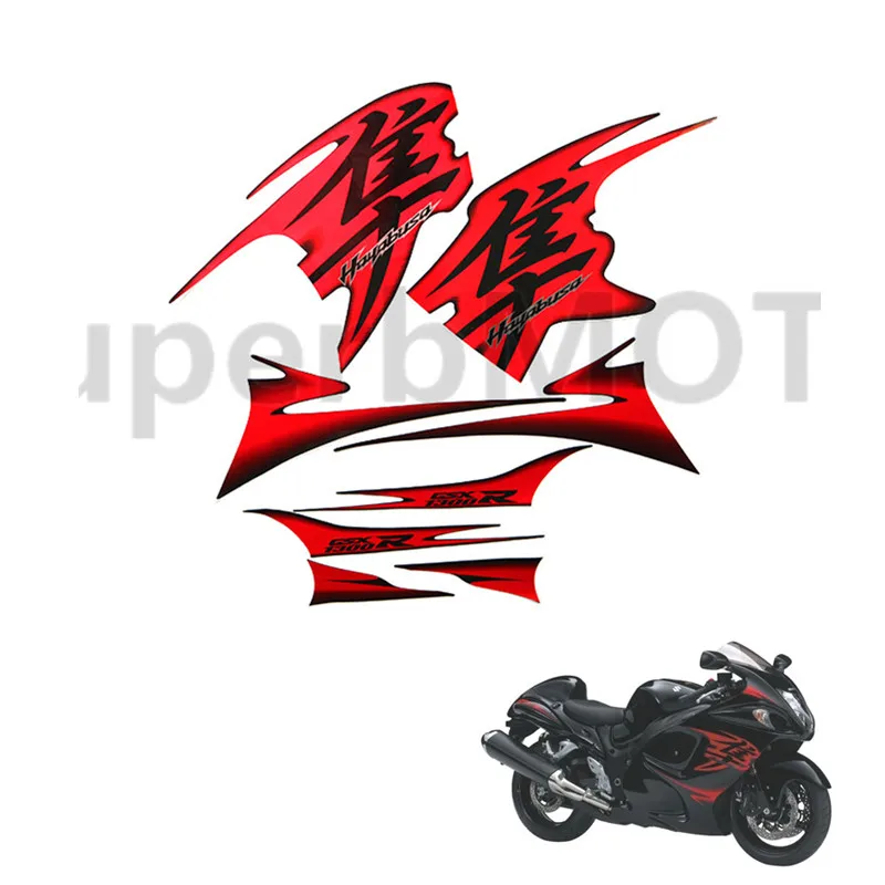 Мотоцикл весь обтекатель наклейки для Suzuki GSXR1300 HAYABUSA 2008 2009 2010 2011 2012 GSXR 1300