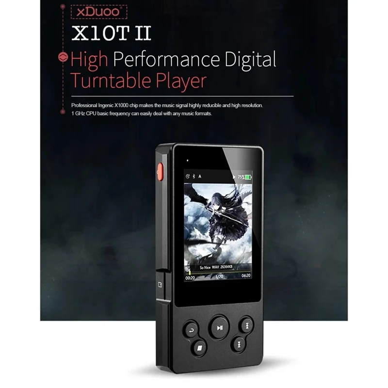 XDuoo X10T II проигрыватель без потерь o HiFi музыкальный плеер цифровой поддержка DSD/Apt