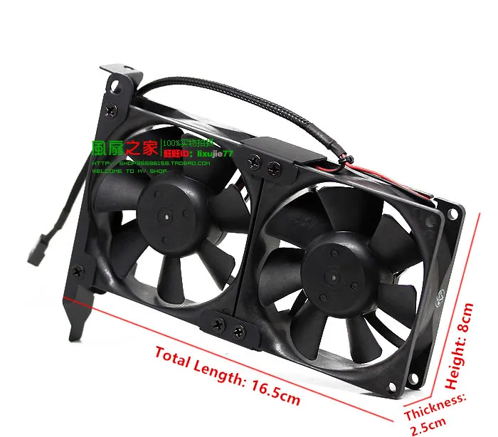 Графика карты кулер вспомогательное видео GPU вентилятор охлаждения PCI для слотов