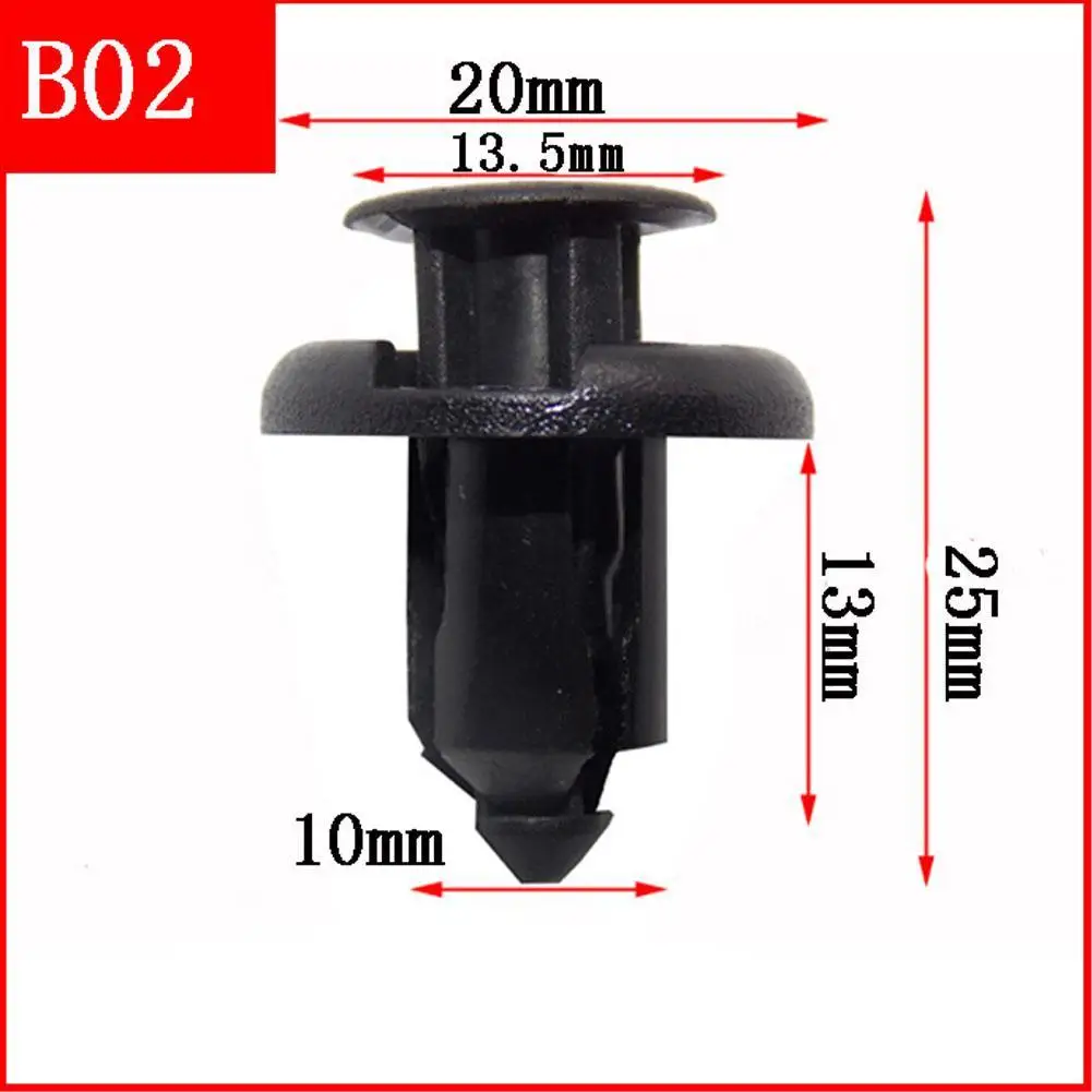 

20PCS Car Interior Dashboard Bumper Retainer Rivet Clip Car Bumper Buckle