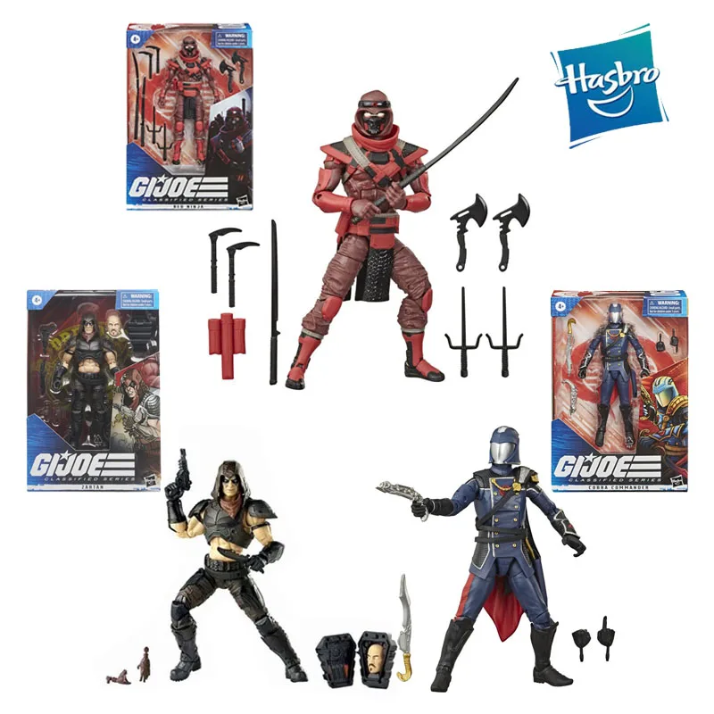 

Hasbro 6 Inch Marvel G.i. Joe Cobra Commander Red Ninja Zartan Action Toy Figures Anime Model Collection Toys Birthday Gift