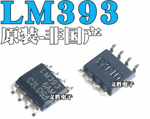 

New original 100pcs/lot LM393DR LM393D LM393 SOP-8
