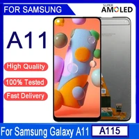 6 4 original a11 lcd for samsung galaxy a11 a115 a115f a115fds lcd display touch screen digitizer assembly with frame