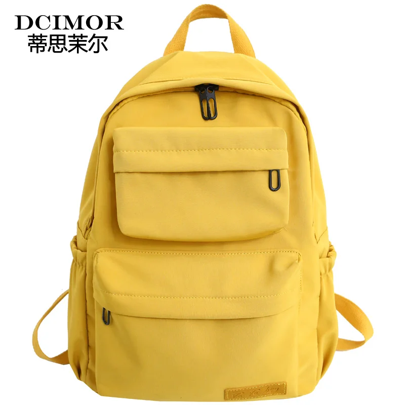 

DCIMOR New Waterproof Nylon Backpack For Women Multi Pocket Travel Backpacks Female School Bag For Teenage Girls Book Mochilas