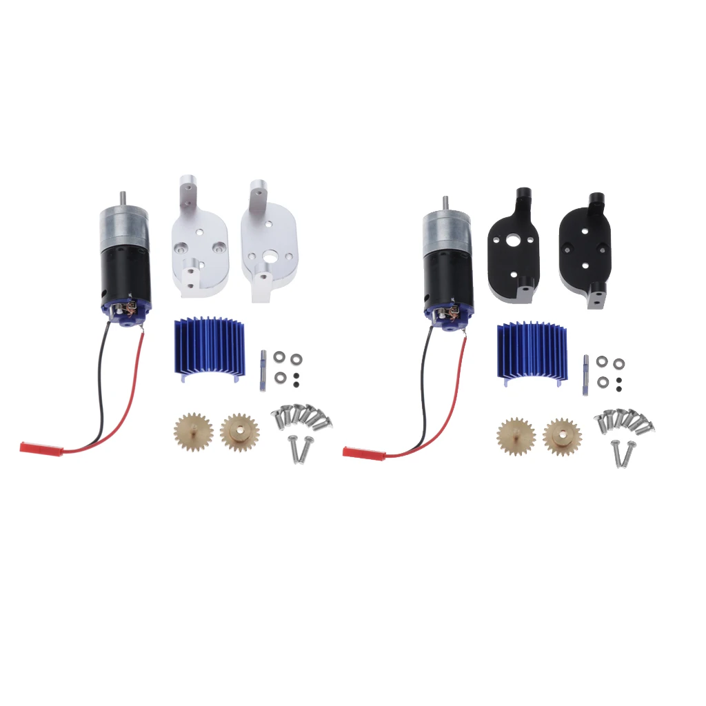 

RC Vehicle Scale Accessories - Silver Aluminum Gear Box Transmission Box for WPL, for jjrc Q60 Q61 Upgrade