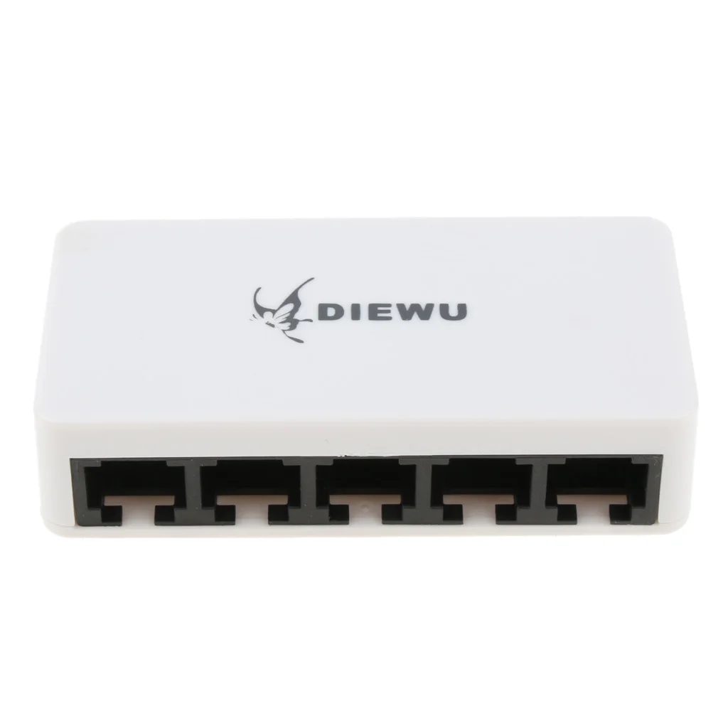 10/100 м адаптивный RJ45 5 Порты коммутатор для высокоскоростной сети Ethernet Настольный сетевой разветвитель концентратор LAN 10/100M 5 Порты и разъёмы Micro USB Питание
