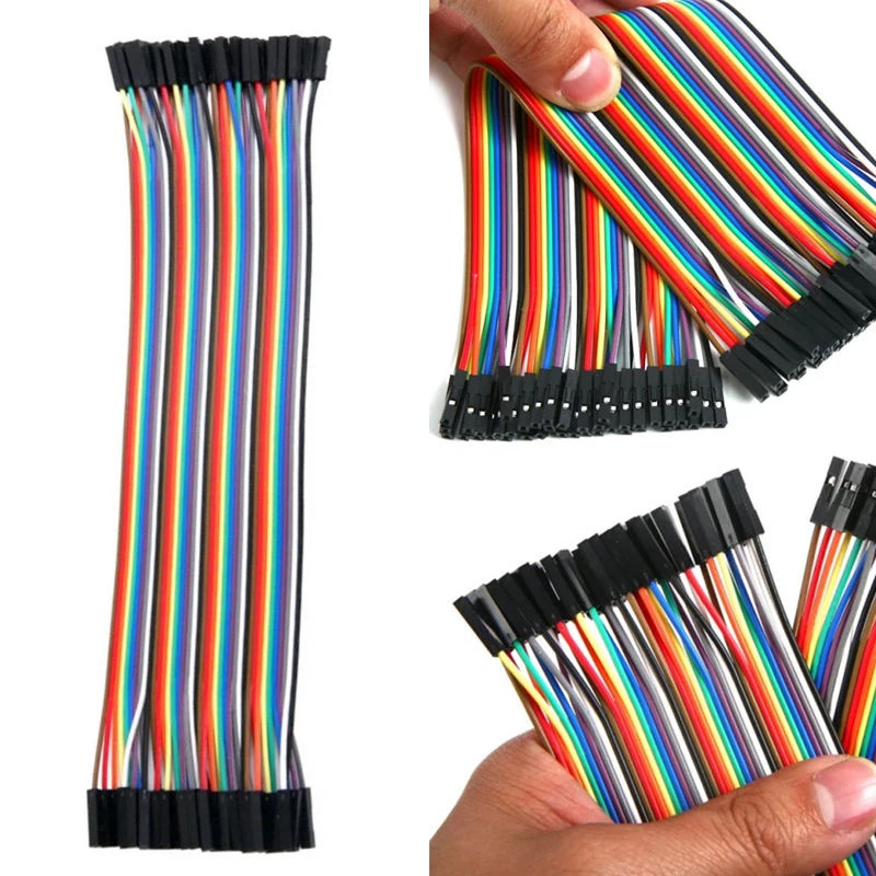 Соединительный кабель Dupont 1P для Arduino 40 шт. 20 см|Коннекторы и разъёмы| |