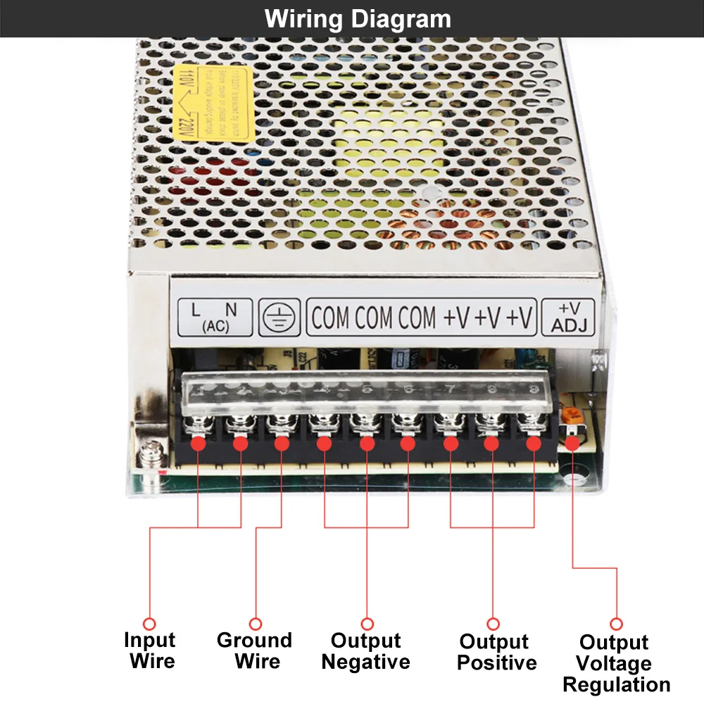 250W AC 110V-220V DC 36V Переключая Питание для шаговый двигатель/замкнутый контур