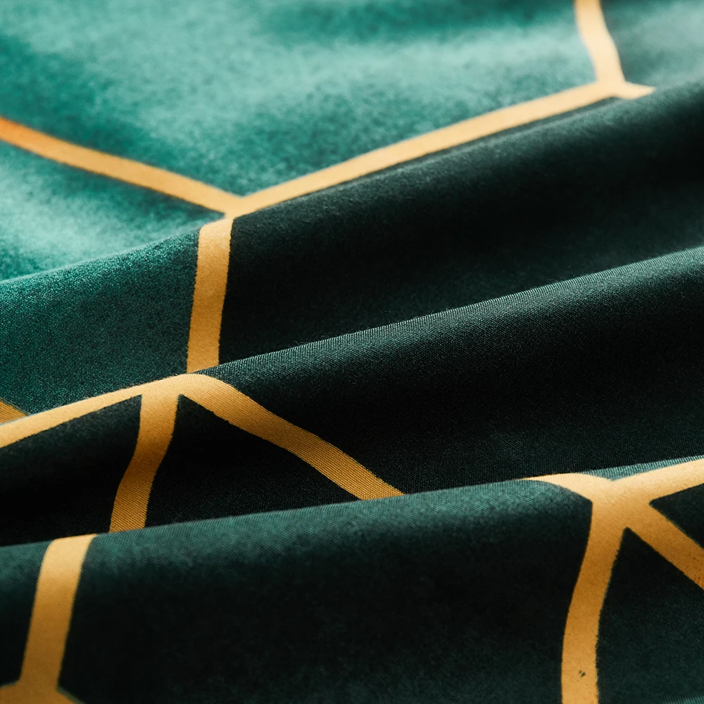 Комплект постельного белья с геометрическим рисунком постельное белье в