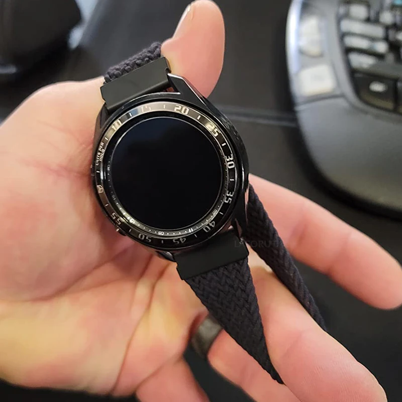 Ремешок Плетеный Соло для Huawei Watch GT2/2e/Pro браслет Samsung Galaxy 3 45 мм Gear S3 20 22 | Наручные
