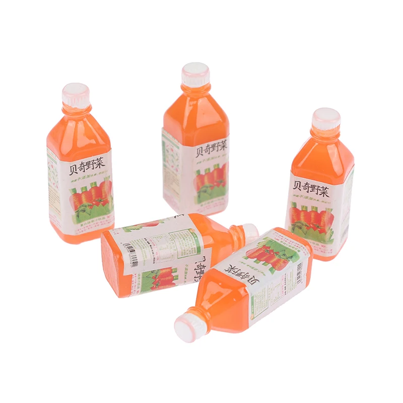 

5 шт. 1:12 кукольный домик температура фруктовый сок напиток Модель Кукольный домик кухонные аксессуары игрушки