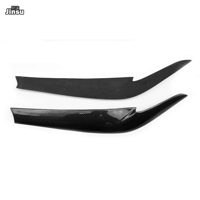 2 шт. накладки на передние фары из углеродного волокна для BMW 525i 530i 540i 2017 - 2019 G30 G31 F90