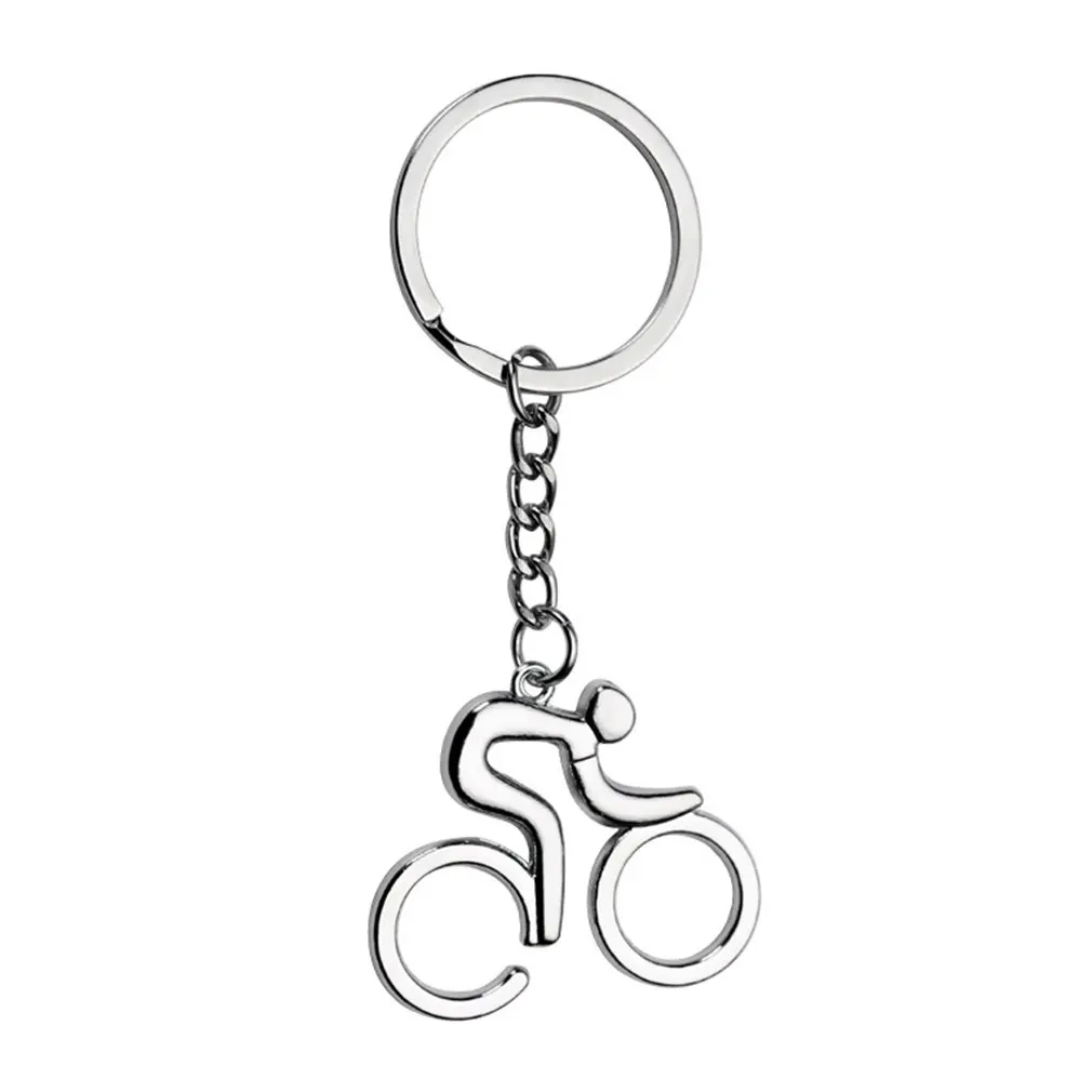 Sports Logo Key Chain Bike Running Weightlifting Football Basketball Keychain Ring Decor Accessories | Дом и сад