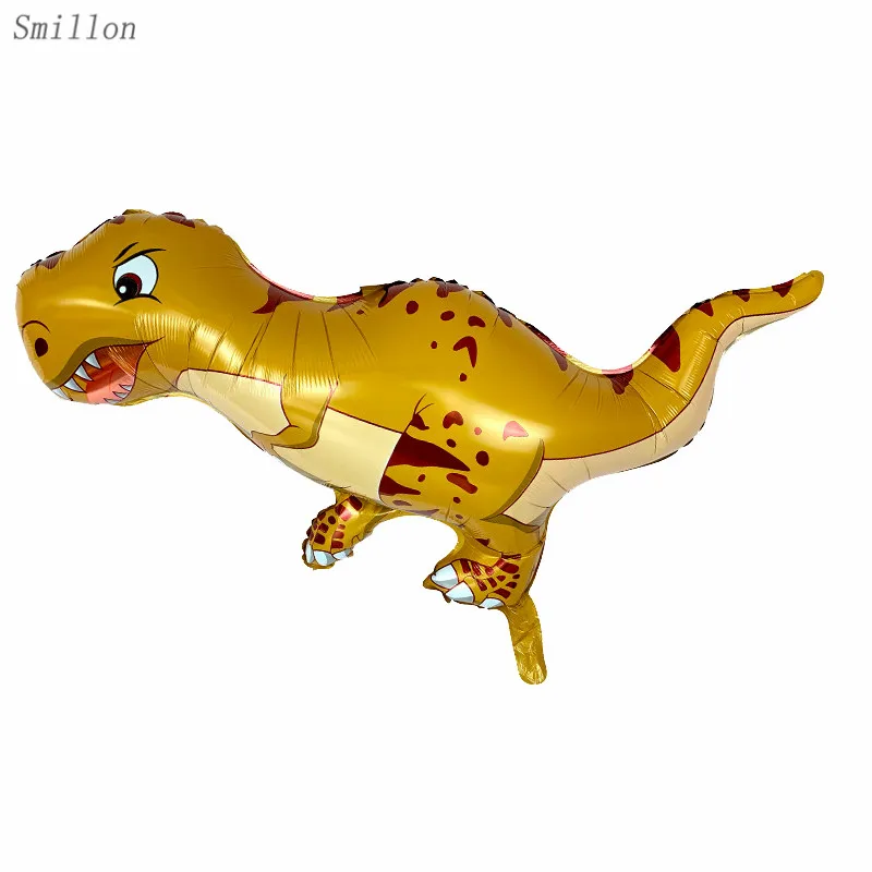 Супержелтый тираннозавр 1 шт. динозавр алюминиевый пленочный шар украшения для