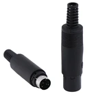 1 шт. 345678 PIN шасси крепление кабеля Мужской Женский мини-разъем DIN разъем